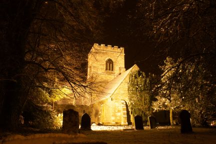 Church at night